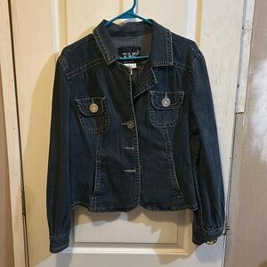 LAL Jean jacket size XL with pockets.